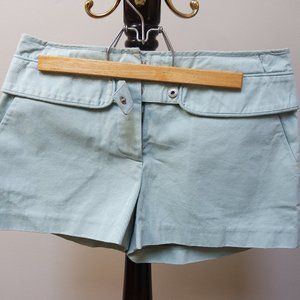 Light Blue Shorts with Belt